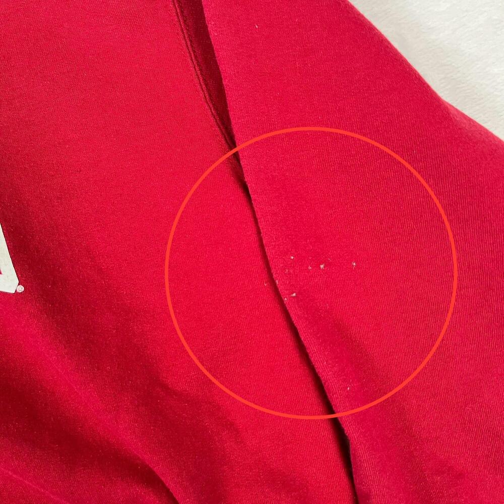 Vintage Stanford Cardinal Hoodie Pullover Sweatshirt Boys Size XL Red Champion - Picture 4 of 10